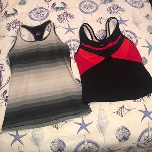 Nike workout tops